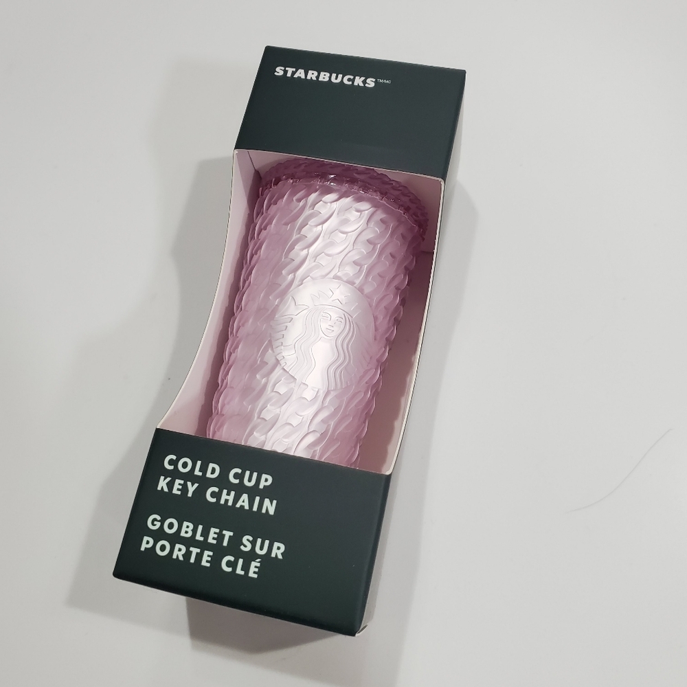 Starbucks Pink Cold Cup Key Chain